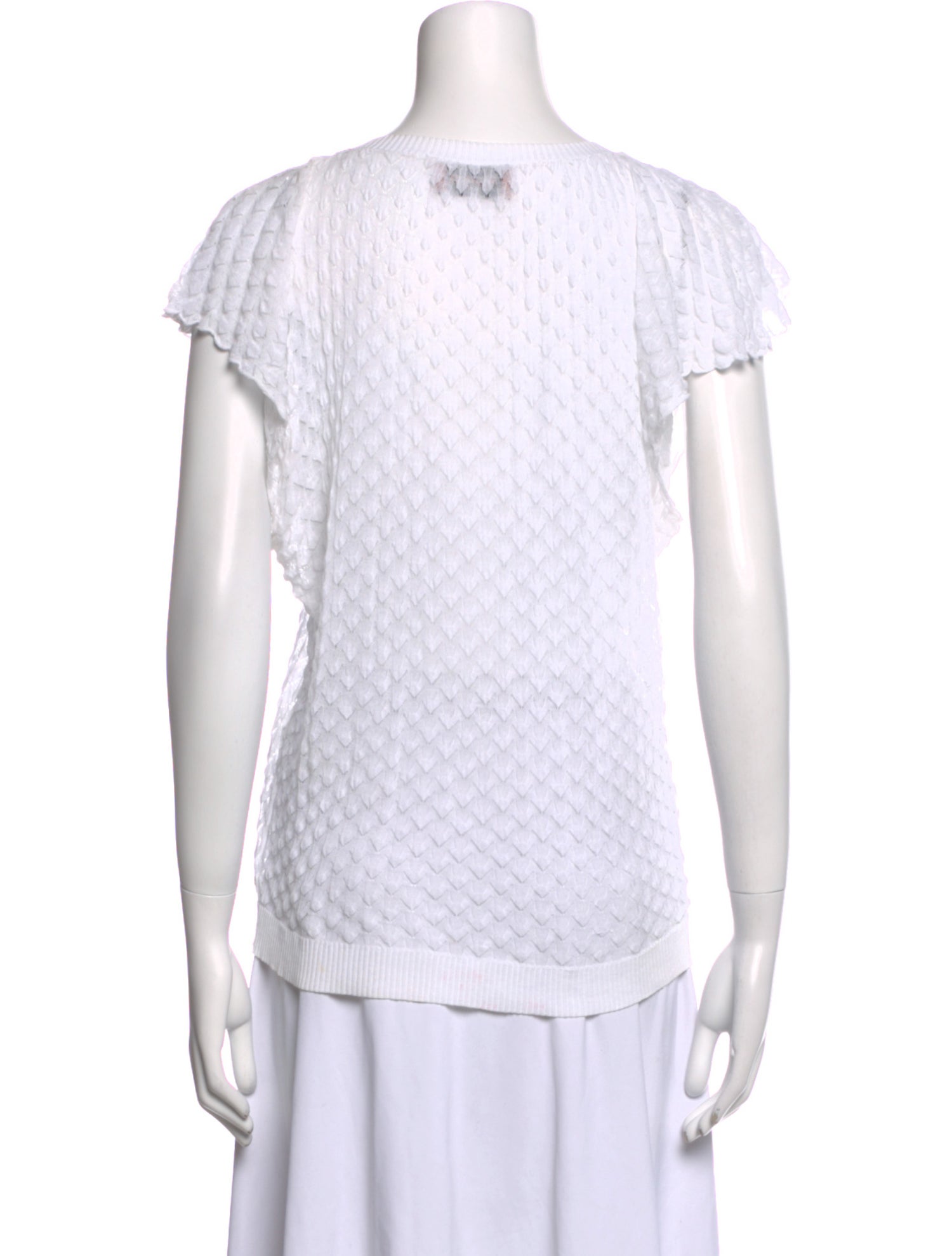 Missoni Scoop Neck Short Sleeve Top